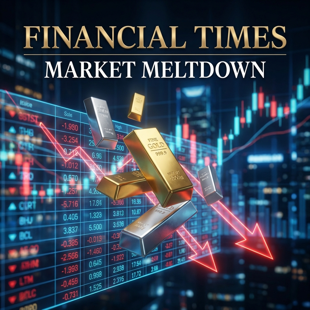 Gold and silver bars stacked together